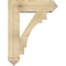 Ekena Millwork Merced Arts and Crafts Rough Sawn Bracket w/ Offset Brace, Douglas Fir, 8"W x 26"D x 34"H BKT0806X26X34MRC03RDF - alternate 2